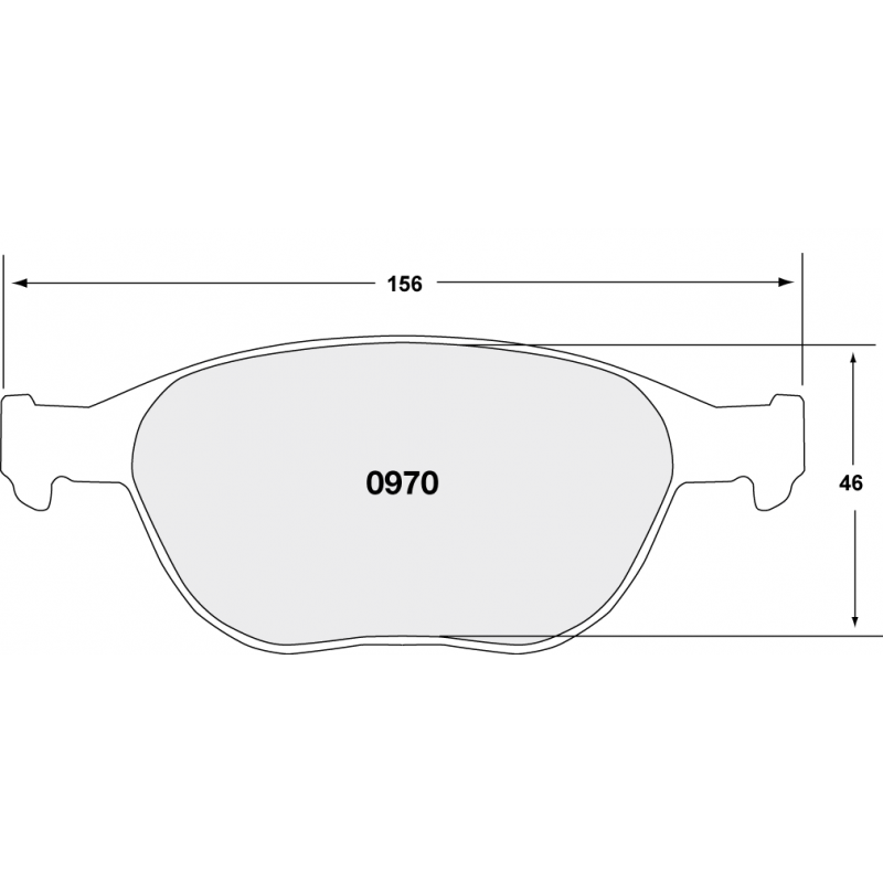 Street brake pads - Ford Fiesta / Focus
Transit Connect
front pad